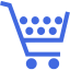 royal blue cart 21 icon