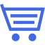 royal blue cart 27 icon