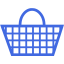 royal blue cart 38 icon