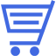 royal blue cart 52 icon