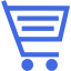 royal blue cart 63 icon