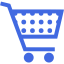 royal blue cart 72 icon