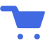 royal blue cart 79 icon