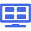 royal blue channel mosaic icon