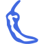 royal blue chili pepper 7 icon