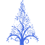 royal blue christmas 16 icon