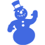 royal blue christmas 2 icon