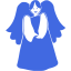 royal blue christmas 8 icon