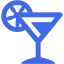 royal blue cocktail icon