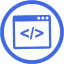 royal blue code optimization 3 icon