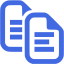 royal blue copy icon