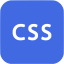 royal blue css icon