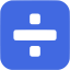 royal blue divide icon