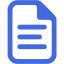 royal blue document icon