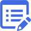 royal blue edit property icon