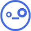 royal blue emoticon 11 icon