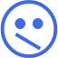 royal blue emoticon 15 icon