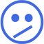 royal blue emoticon 16 icon