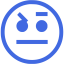 royal blue emoticon 23 icon