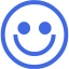 royal blue emoticon 30 icon