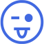 royal blue emoticon 41 icon