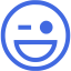 royal blue emoticon 50 icon