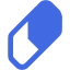 royal blue eraser icon