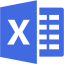 royal blue excel 3 icon