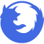 royal blue firefox icon