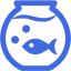 royal blue fish 3 icon