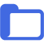 royal blue folder 8 icon