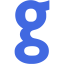 royal blue github icon