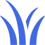 royal blue grass icon