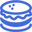 royal blue hamburger icon