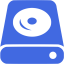 royal blue hdd icon