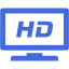 royal blue hdtv icon