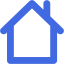 royal blue home 2 icon