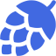 royal blue hops icon