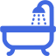 royal blue hot tube icon