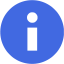 royal blue info icon