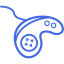 royal blue joystick 4 icon