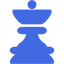 royal blue king icon