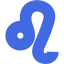 royal blue leo icon