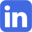 royal blue linkedin 6 icon