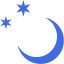 royal blue moon icon