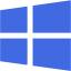 royal blue os windows8 icon