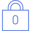 royal blue padlock 12 icon