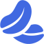 royal blue peanuts icon