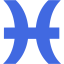 royal blue pisces icon