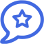 royal blue popular topic icon